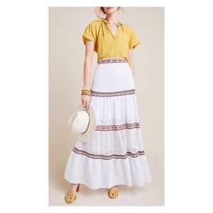 NWT Lori Tiered Maxi Skirt